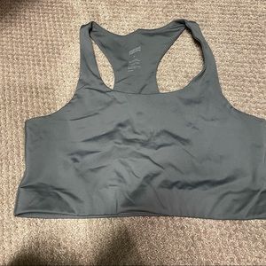 Girlfriend Collective Paloma Bra Crop in Grey